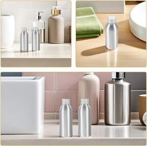 Bouteille vide en aluminium de 30ml 50ml 100ml 120ml 150ml 250ml 500ml avec bouchon en aluminium - Product Image 4