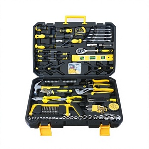 Juego de herramientas para el hogar de 100 piezas, kit de reparación multifunción para mantenimiento de hardware, carpintería y electricidad - Product Image 2