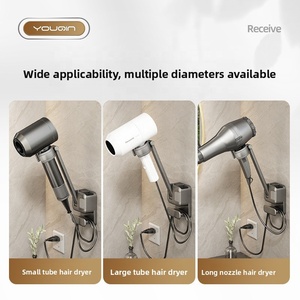 Soporte <span class=keywords><strong>de</strong></span> Pared para <span class=keywords><strong>Secador</strong></span> <span class=keywords><strong>de</strong></span> Pelo <span class=keywords><strong>Dyson</strong></span> Supersonic, Sin Perforaciones, para Baño, Organizador <span class=keywords><strong>de</strong></span> Almacenamiento con <span class=keywords><strong>Manos</strong></span> Libres - Product Image 4