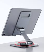 Support d'ordinateur portable rotatif Portable tendance support de téléphone portable de bureau pliable en alliage d'aluminium réglable pour support de tablette iPad