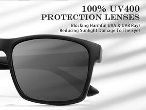 KAPVOE Fashion Polarized <strong>Tac</strong> Lens HD Comfortable <strong>Skin</strong>-Friendly Sports Glasses 100% UV400 Protection Outdoor Sunglasses - Product Image 6