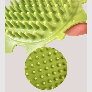 Cepillo de Silicona Plegable y Portátil para Mascotas, con Correa Ajustable, Cepillo de Masaje Flexible para Perros y Gatos - Product Image 2