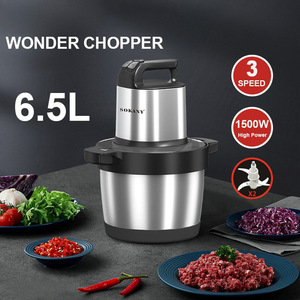 Picadora <span class=keywords><strong>de</strong></span> <span class=keywords><strong>Carne</strong></span> Eléctrica Estándar Europea, Licuadora <span class=keywords><strong>de</strong></span> Gran Capacidad <span class=keywords><strong>de</strong></span> 6.5L, Picadora <span class=keywords><strong>de</strong></span> Verduras, Molinillo <span class=keywords><strong>de</strong></span> <span class=keywords><strong>Carne</strong></span> <span class=keywords><strong>de</strong></span> 1500W - Product Image 1