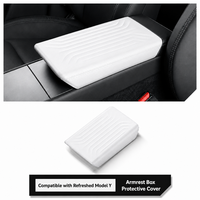 Compatible avec la boîte d'accoudoir Tesla Model Y/YL 2025 relookée, housse de protection, accessoire intérieur anti-rayures