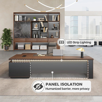 Bureau de direction moderne ergonomique de haute qualité, mobilier de bureau design sur mesure pour les sièges de banques et tours de bureaux financiers