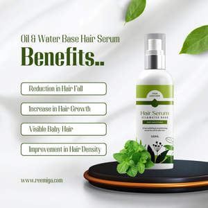 Nouvelle huile capillaire biologique sans cruauté et sans silicone, formule nourrissante et rafraîchissante, avantages brillants, huile réparatrice pour cheveux, base aqueuse - Product Image 2