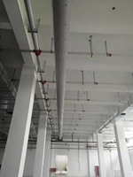 Conduit d'air industriel antibactérien SOX Tissu Conduit d'air souple Système de CVC pour la ventilation pharmaceutique des hôpitaux Rectangle flexible