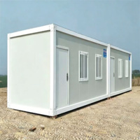 Maison préfabriquée en conteneur de 20 pieds, maison mobile, maison capsule spatiale, bureau, très rentable