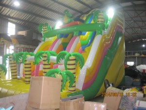 Grand toboggan gonflable dinosaure d'extérieur 8M x 5M x 6M, capacité 800 kg, pour 12 personnes, équipement de divertissement premium - Product Image 3