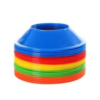 Disques de marquage de football en PE colorés 12,5x5cm, cônes d'entraînement d'agilité et de vitesse