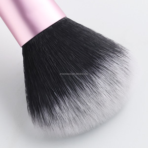 Vente en gros, ensemble de 10 pinceaux de maquillage pour le visage, multicolore, portable, mini correcteur, maquillage, voyage, avec sac - Product Image 6