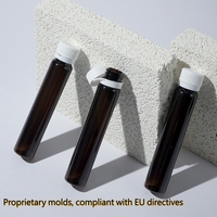 Flacon en plastique pour médicaments liquides oraux en PET PP de qualité alimentaire avec couvercle inviolable