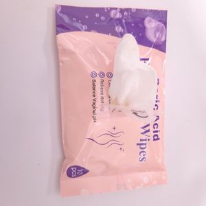 Lingettes intimes écologiques pour femmes, marque privée, 10 pièces, eau purifiée, pour usage adulte, soin <span class=keywords><strong>intime</strong></span> vaginal, désodorisantes, lingettes Yoni - Product Image 3