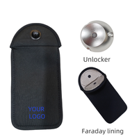 Pochette étanche Magenic Locker pour iPhone en néoprène, bloqueur de signal, sac de sécurité verrouillable pour le rangement des étudiants