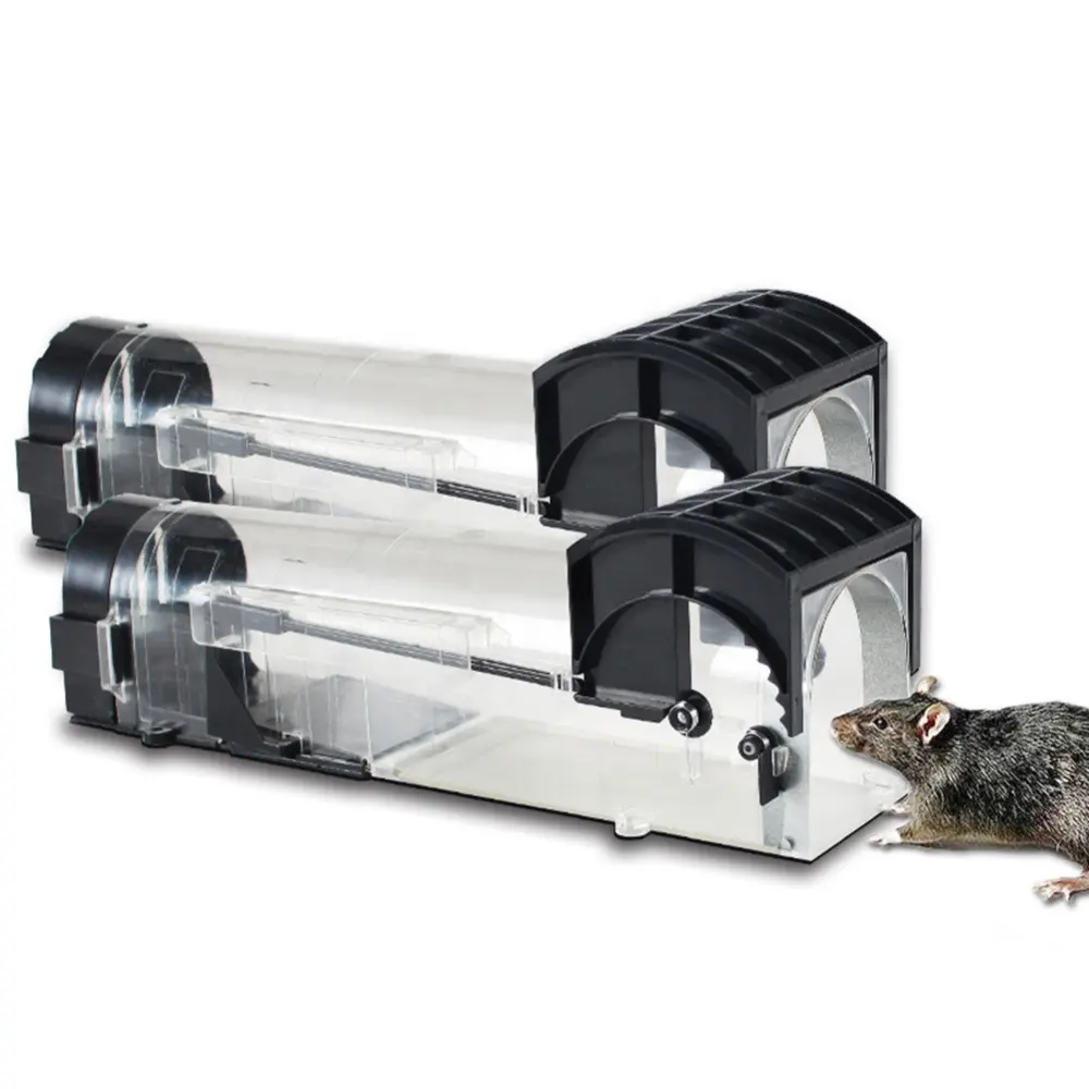 Pedals til Extra Strosilver Plated mane Smart Mouse Trap Hochleistungs-Maus-Schnapp falle für Warehouse Warehouse ABS-Kunststoff-TRAPS