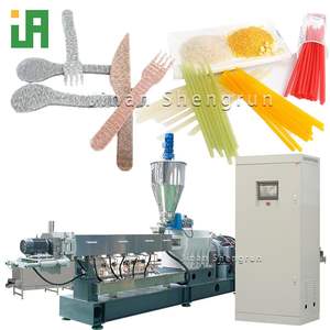 Ligne de production de vaisselle biodégradable entièrement automatisée à haute efficacité pour la production de pailles en riz - Product Image 4