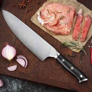Professional <b>Kitchen</b> <b>Knife</b> Damascus Pattern <b>Sharp</b> Blade <b>Knife</b> Stainless Steel Chef <b>Knife</b> with Wooden Coating Handle - Product Image 1
