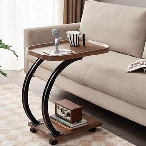 Hot Sale Modern Steel Wood Laptop <strong>Table</strong> for Bed <strong>Height</strong> <strong>Adjustable</strong> Bedside Desk for Living Room - Product Image 6