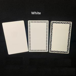 Biglietto da visita in metallo fai da te che fa il trasferimento di calore carta vuota bianca, argento, oro tessera di appartenenza in lega di alluminio - Product Image 3
