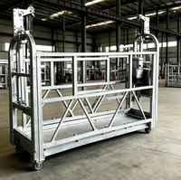Plateforme suspendue de construction ZLP630, ensemble complet avec système de suspension et accessoires de fixation pour parapet