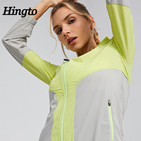 Veste de yoga pour femme, personnalisée, écologique, grande taille, respirante, résistante à l'eau, avec poche et logo personnalisé
