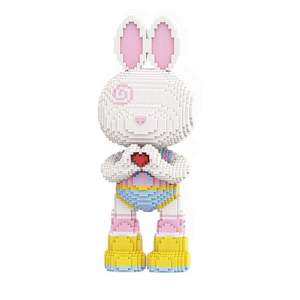 Mpin 55cm Grand Modèle Jouet Micro Assemblé <span class=keywords><strong>Puzzle</strong></span> Animal 3D Magique Mini Briques Momo Lapin Brique Ensembles de Blocs de Construction pour Enfants - Product Image 1