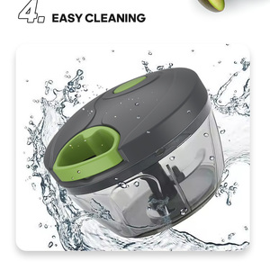 Hướng dẫn sử dụng dây kéo thép không gỉ tỏi cắt tốt nhà bếp Helper đa chức năng tỏi Chopper Rau Chopper - Product Image 2