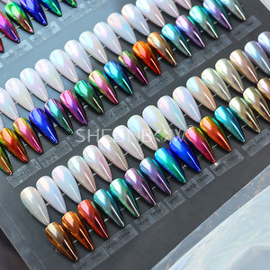 <strong>SHEENBOW</strong> Aurora Rainbow Unicorn Chrome Mirror Nail Powder Mermaid Nail Rubbing <strong>Pigments</strong> - Product Image 3