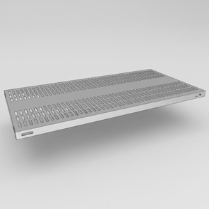 Ripiano Forato in Acciaio Inox AISI 304 200 X 30 cm Made in Italy per Scaffalature da Garage - Product Image 2