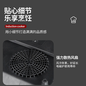 Ceramic Cooktop 1 Burner Smooth Surface Knob Control Electric Heating For Home Kitchen Use - Product Image 3