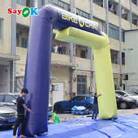 Sayok Facile à Installer Gonflable Début Et Ligne D'arrivée Arc En Cours D'exécution Gonflable Arche Marathon Arche Gonflable pour Sport Course