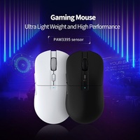 Souris de jeu sans fil à trois modes programmable à 6 boutons, capteur Pixart 3395, 26000 DPI, câble étendu pour ordinateur portable