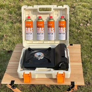 Boîte de rangement pour cuisinière à gaz portable, 7 pouces, légère, pour camping en plein air, blanche - Product Image 2