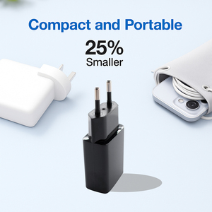 อะแดปเตอร์แปลงไฟแบบพกพา USB 5W AC เป็น DC  5V 1A ชาร์จเร็ว  สำหรับโทรศัพท์มือถือ  ช่องเสียบ USB-A และ Type-C - Product Image 3