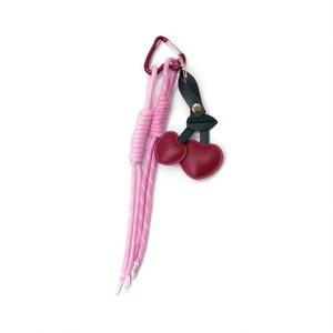 Llavor Leather <b>Key</b> <b>Chain</b> Cherry Shape Heart Design For <b>Keys</b> Gift - Product Image 1