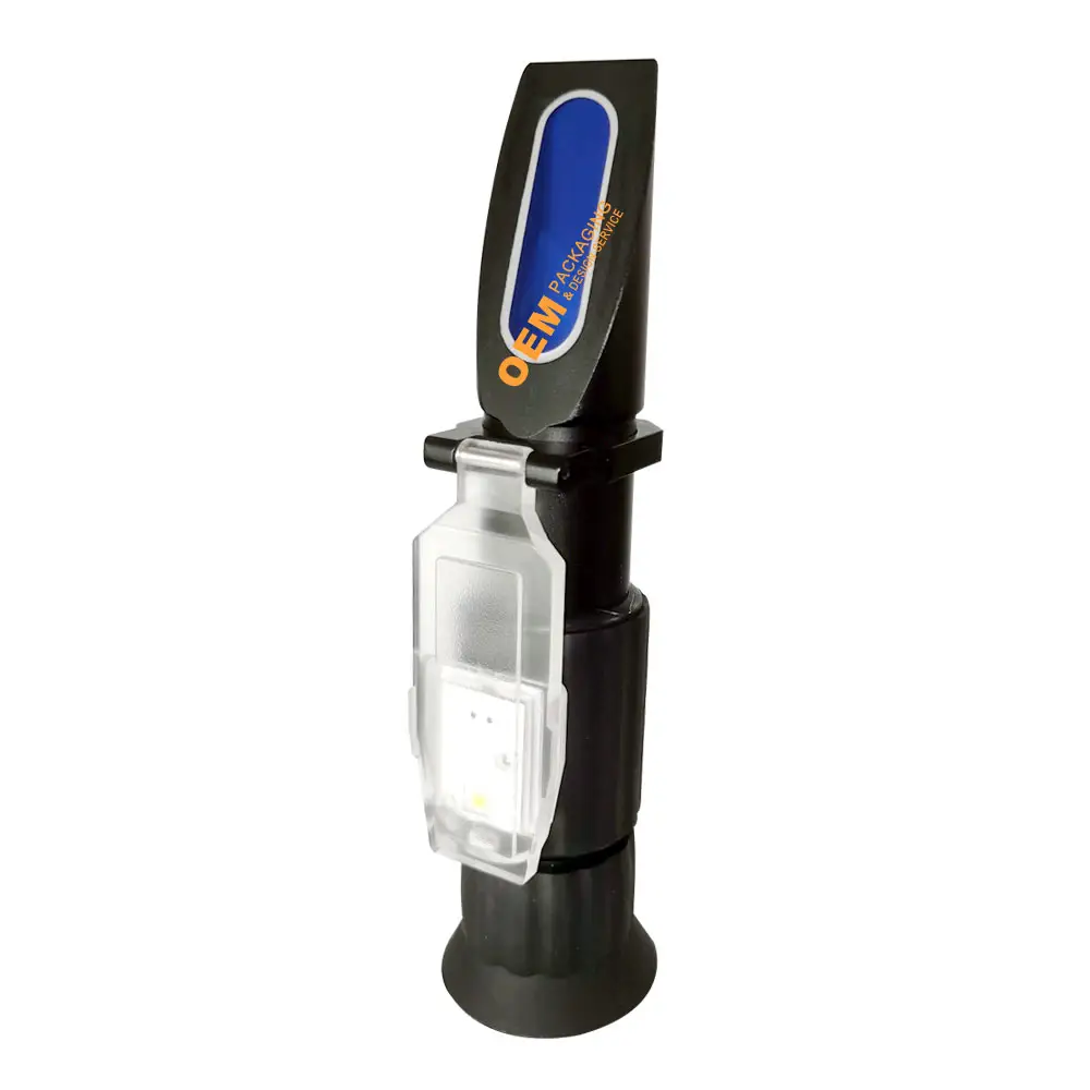 Refractómetro de aceite con luz LED, LED-Z152, índice de refracción, superventas