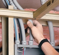 Adaptateur PVC EMT ENT à raccordement rapide pour connecteurs de conduites électriques flexibles thermorétractables homologués