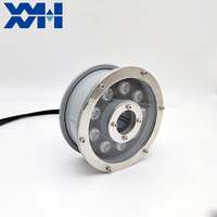 Projecteur LED Submersible IP68 DMX512 RGB à Télécommande, Lampe Haute Intensité en Aluminium Moulé pour Projets de Jardin et Piscine