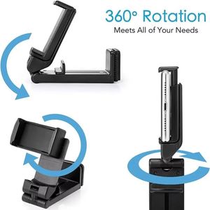 Multi Function Mobile Phone <b>Stand</b> Folding Travel Holder 360 Rotation Telescopic <b>Desktop</b> <b>Stand</b> for Phones - Product Image 6