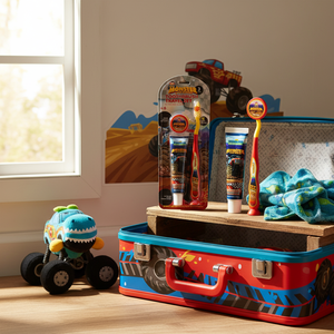 Spazzolino da Denti Oral Fusion per Bambini, Confezione da 4, Monster Truck, 24 Pezzi/Cartone, Setole Morbide, Prodotto in Cina - Product Image 3