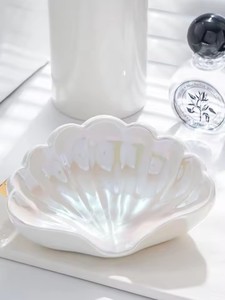 กล่องสบู่เซรามิกแบบสั่งทำพิเศษ พร้อมที่วางสบู่กันน้ำในห้องน้ำ และชั้นวางของในห้องน้ำ สำหรับสบู่ล้างหน้าในครัวเรือน - Product Image 3