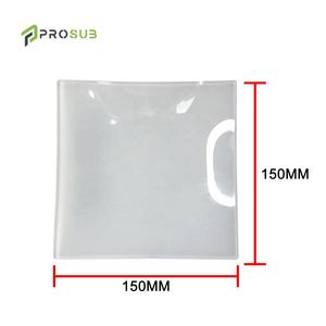 Prosub vente en gros Sublimation <span class=keywords><strong>verre</strong></span> <span class=keywords><strong>trempé</strong></span> Photo plaque Rectangle rond Steak fruits plateaux vierges Sublimation plaques - Product Image 6