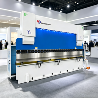 Presse plieuse électrohydraulique servo automatique CNC de 80 tonnes et 3200 mm à prix compétitif