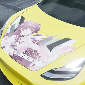 CARKOO Itasha diseño coche capó decoración pegatinas vehículo calcomanía JDM tema diseño coche vinilo pegatina para capó <span class=keywords><strong>de</strong></span> coche - Product Image 3