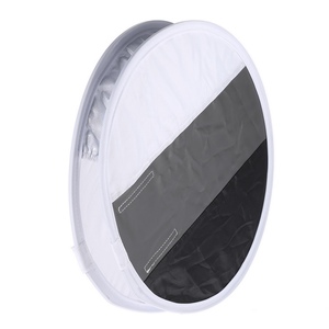 Multifuncional 12in/31cm Mini portátil redondo en la Cámara <span class=keywords><strong>Flash</strong></span> Speedlite difusor <span class=keywords><strong>Softbox</strong></span> con color blanco/gris/negro - Product Image 1