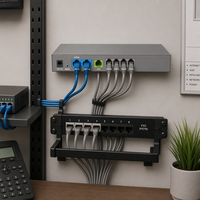 Grandstream HT841 Gateway VoIP FXO FXS, Gateway Empresarial PSTN Analógico SIP, Voz HD, Provisión Automática, IP PBX