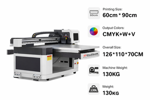 ราคาโรงงาน เครื่องพิมพ์ยูวี 6090 Xp600 A1 ขนาด 60*90 ซม. กึ่งอัตโนมัติ สำหรับพิมพ์สีบนแผ่น KT บอร์ด โฟมบอร์ด และแผ่นพลาสติก - Product Image 2
