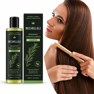 Crème capillaire concentrée à l'huile de romarin bio, formule de shampoing naturel pour la prévention de la chute des cheveux, traitement stimulant la croissance et l'épaississement des cheveux - Product Image 1