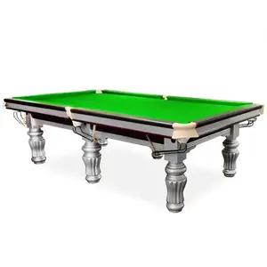 Ev ve havuz kullanımı için ucuz fiyat ile amerikan 12ft turnuva Snooker bilardo masa bez