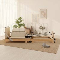 Machine de Pilates Reformer Pliable en Bois de Chêne, Équipement d'Entraînement Pilates, Système de Renforcement Musculaire pour la Maison, la Salle de Sport et les Studios – Fournisseur d'Usine
